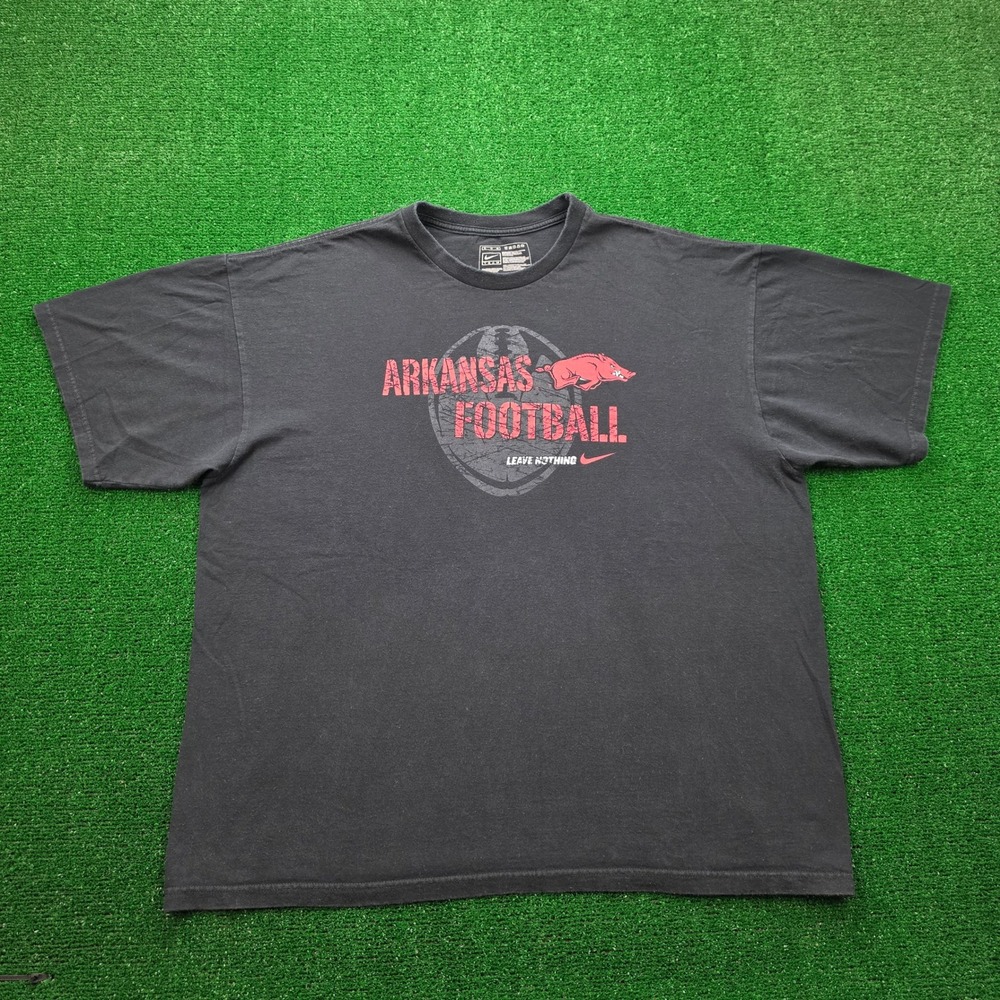 Arkansas Razorbacks Football Nike Team Graphic Tshirt Mens XL Black NCAA College
